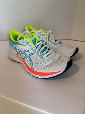 ASICS Gel-Excite 6 SP Women's Running Shoes White Teal Size 7.5